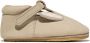 Donsje Pumps met konijnprint Beige - Thumbnail 1