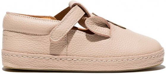 Donsje Loafers met glitters applicatie en bandje Beige