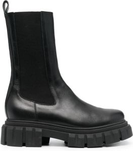 Dorothee Schumacher Chelsea laarzen met chunky zool Zwart