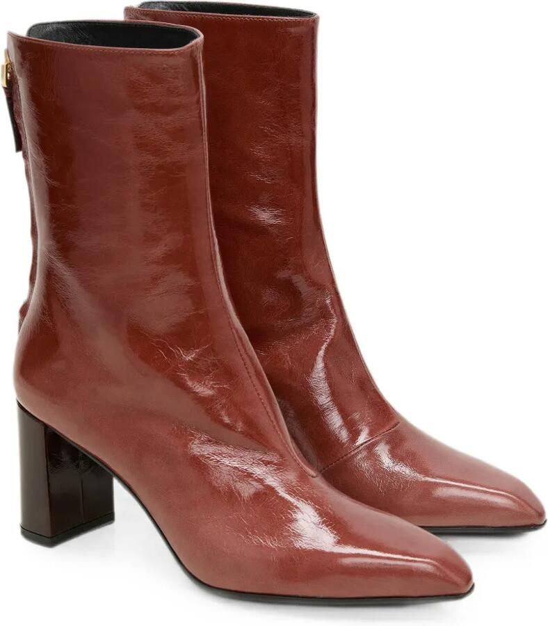 Dorothee Schumacher Crackle Shine enkellaarzen Rood - Foto 2