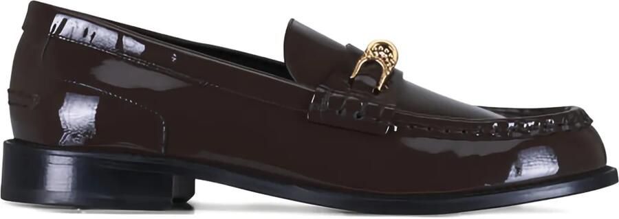 Dorothee Schumacher Loafers met kettingdetail Bruin - Foto 1