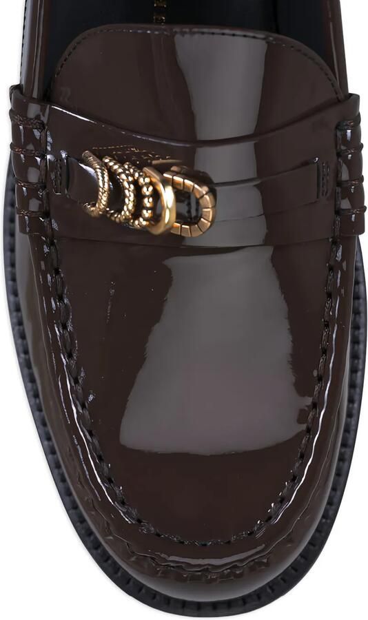 Dorothee Schumacher Loafers met kettingdetail Bruin - Foto 3
