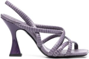 Dorothee Schumacher Sandalen met gekruiste bandjes Paars