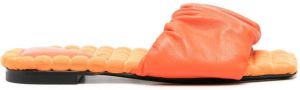 Dorothee Schumacher Sandalen met ruche bandje Oranje