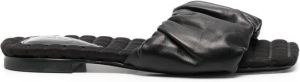 Dorothee Schumacher Sandalen met ruche bandje Zwart
