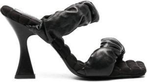 Dorothee Schumacher Sandalen met ruche bandje Zwart