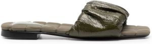 Dorothee Schumacher Sandalen met ruches Groen