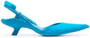 Dorothee Schumacher Slingback pumps met kittenhak Blauw