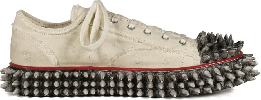 Doublet Dirty Spike Toe sneakers Beige
