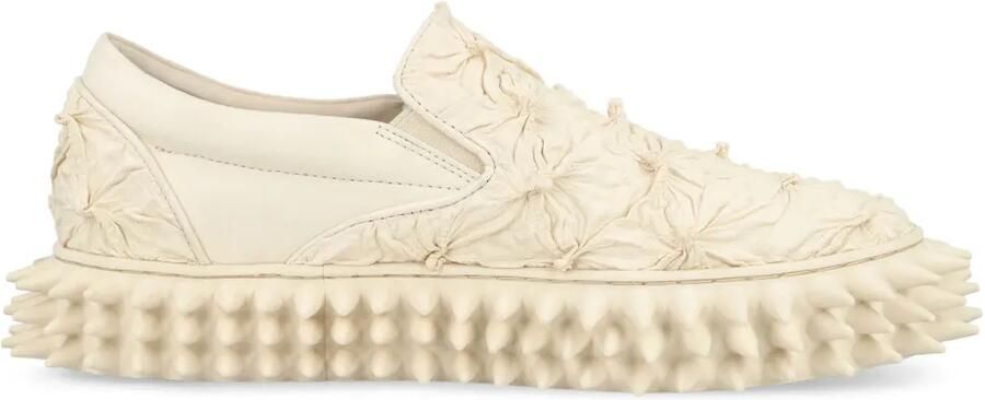 Doublet Porcupine slip-on sneakers Beige