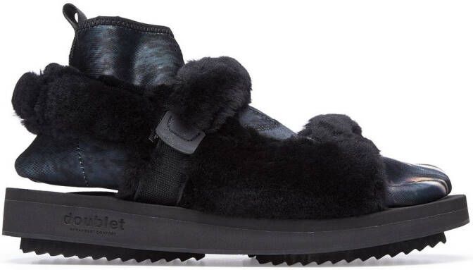 Doublet x Suicoke WAS-5abDB-F sandalen Zwart