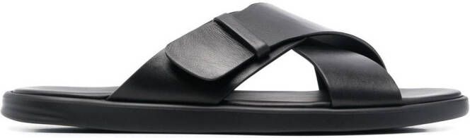 Doucal's Leren sandalen Zwart