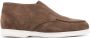 Doucal's Suède loafers met ronde neus Bruin - Thumbnail 1