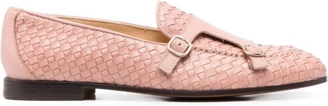 Doucal's Loafers met dubbele gesp Roze