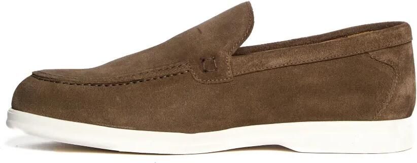 Doucal's Adler slip-on loafers met ronde neus Bruin - Foto 3