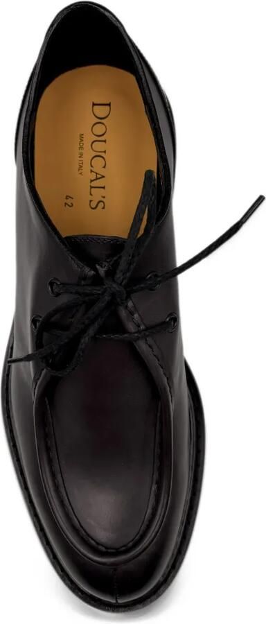 Doucal's apron-toe round-toe derby shoes Zwart - Foto 2