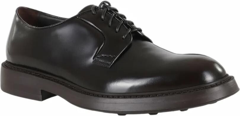 Doucal's Blake gepolijste leren derby schoenen Bruin - Foto 2