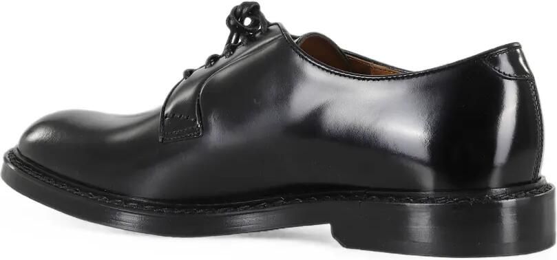 Doucal's Blake leren derby schoenen met amandelvormige neus Zwart - Foto 3