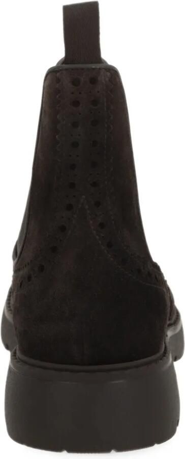 Doucal's Chelsea boots met broguedetails Bruin - Foto 4