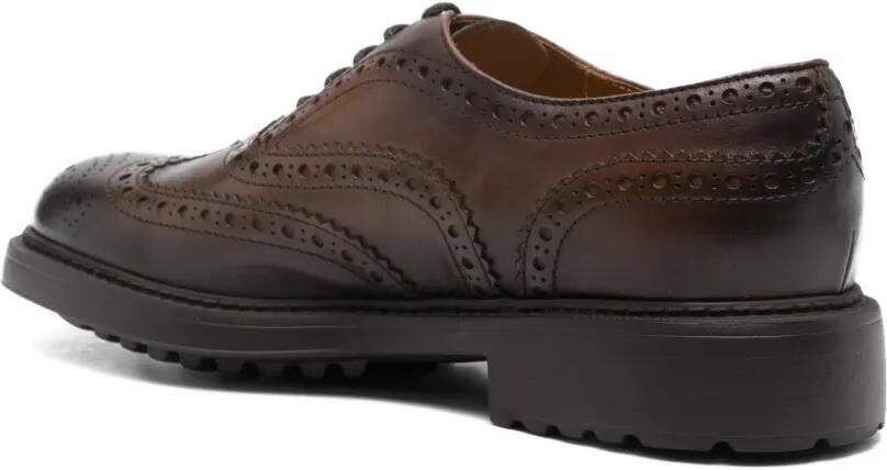 Doucal's Brogue leren Oxford schoenen Bruin - Foto 2