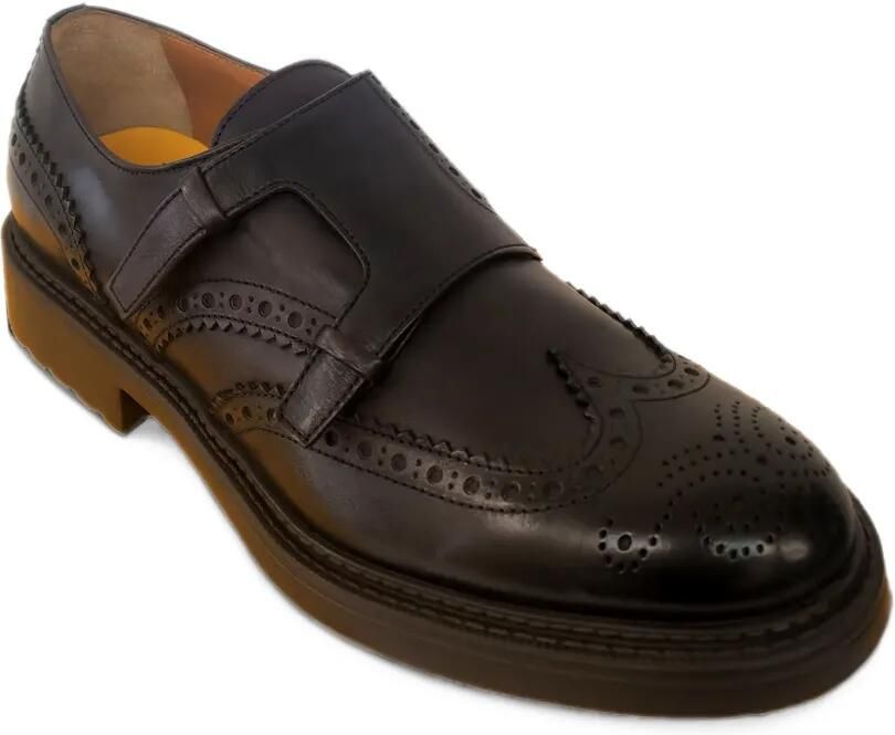 Doucal's brogue monk shoes Bruin - Foto 2