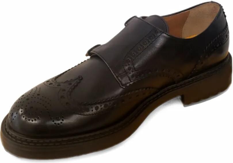 Doucal's brogue monk shoes Bruin - Foto 5