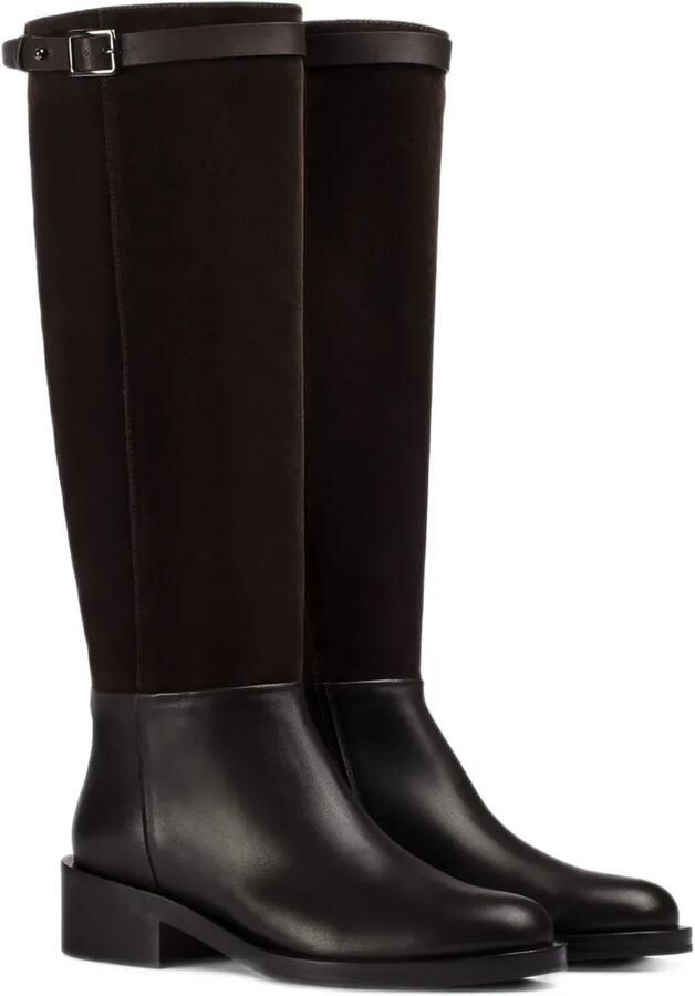 Doucal's buckle-detail knee-high boots Bruin