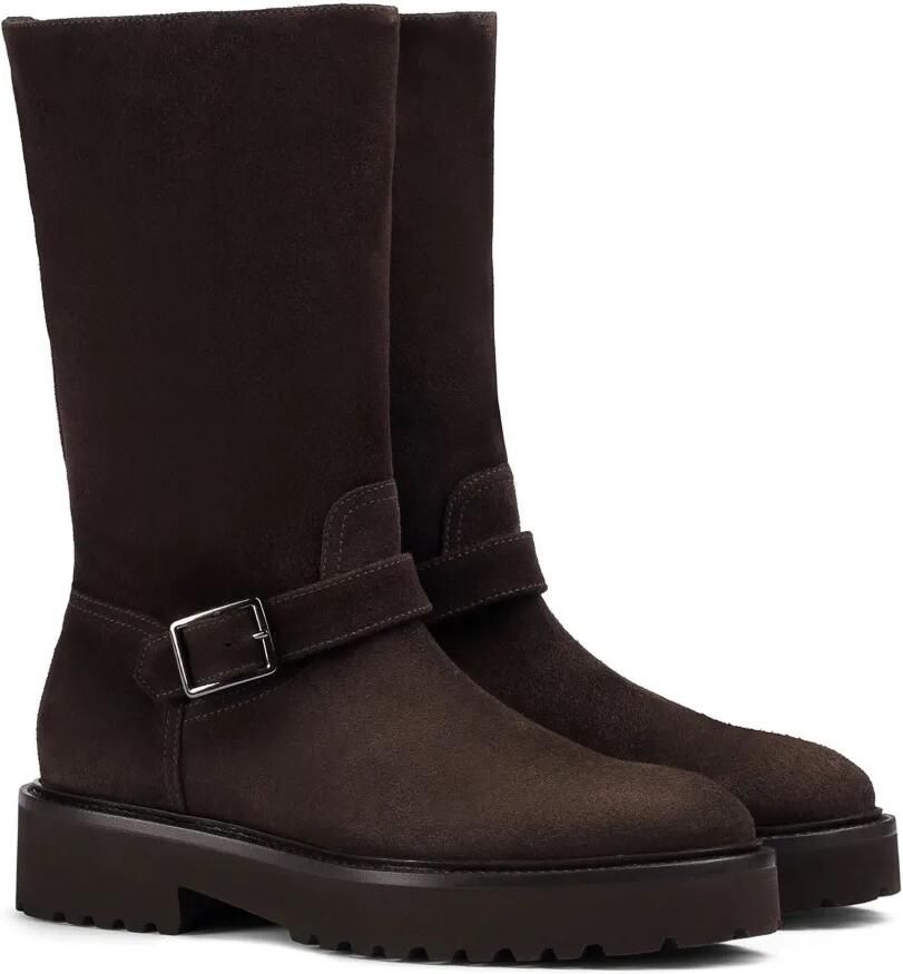 Doucal's buckled suede boots Bruin - Foto 2
