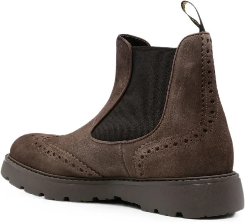Doucal's Chelsea laarzen met brogue detail Bruin - Foto 2