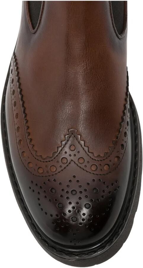 Doucal's Chelsea laarzen met brogue detail Bruin - Foto 4