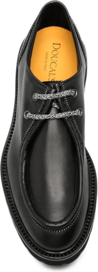Doucal's Derby schoenen met chunky zool Zwart - Foto 3
