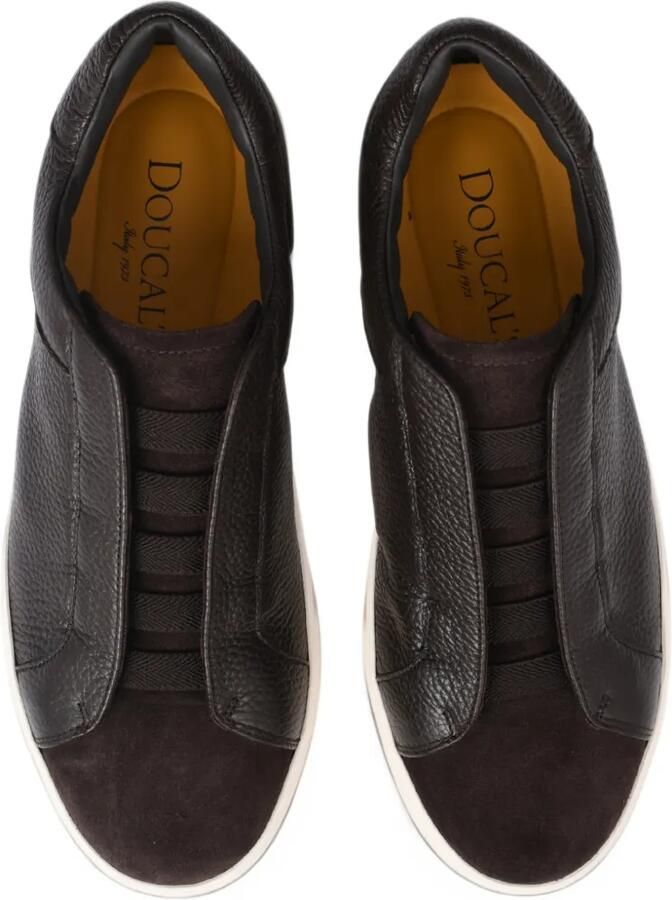 Doucal's Clay grained-leather sneakers Bruin - Foto 2