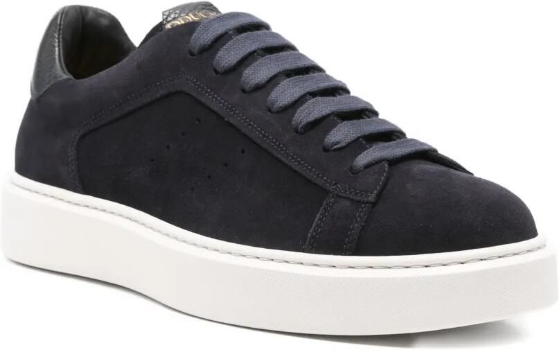 Doucal's Clay suède sneakers Blauw - Foto 2