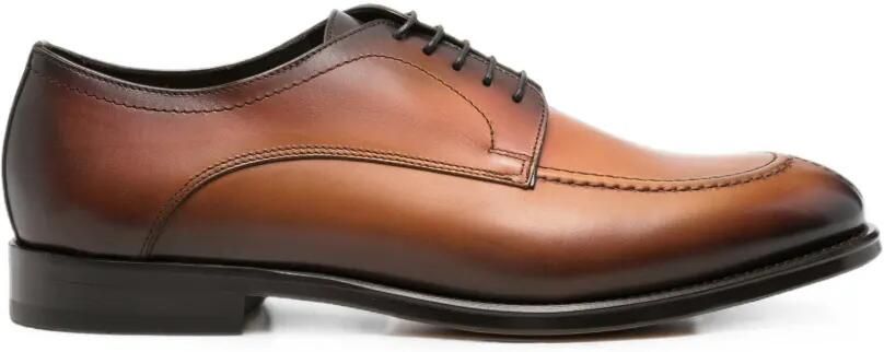 Doucal's Deco leren derby schoenen Bruin