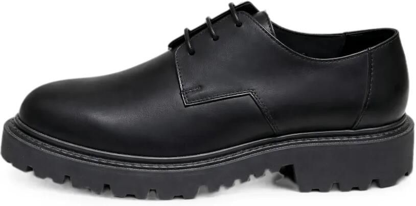 Doucal's Derby schoenen met chunky zool Zwart