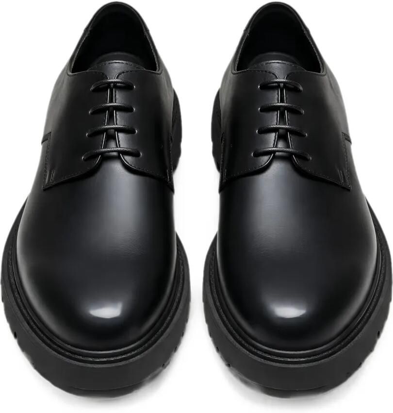 Doucal's Derby schoenen met chunky zool Zwart - Foto 2