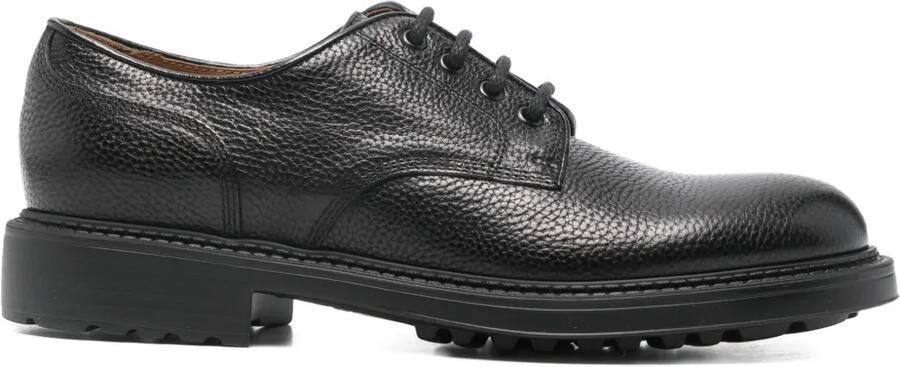Doucal's Derby schoenen met textuur Zwart