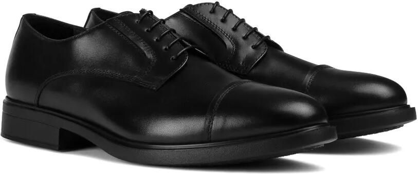 Doucal's Derby veterschoenen met bewerkte neus Zwart - Foto 3
