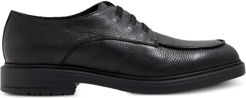 Doucal's Derby veterschoenen van bewerkt leer Zwart