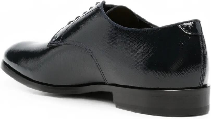 Doucal's Derby veterschoenen van lakleer Blauw - Foto 2