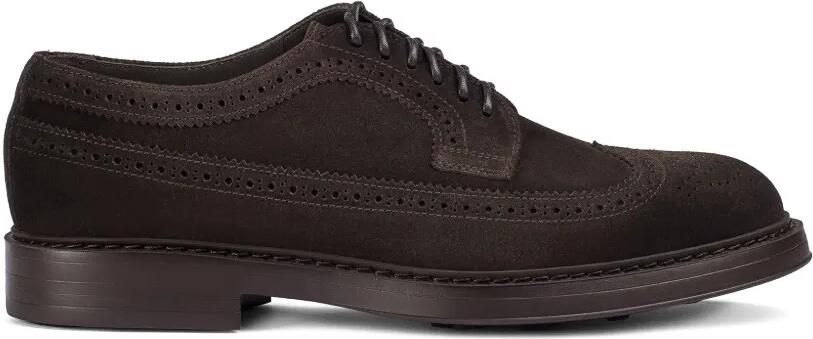 Doucal's Earth derby schoenen met brogue-detail Bruin