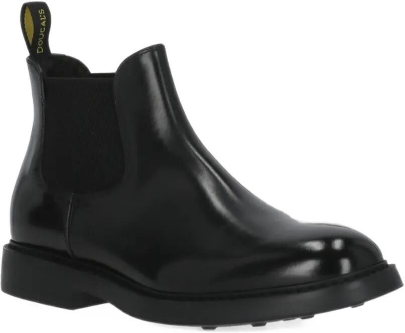 Doucal's elasticated-side ankle boots Zwart - Foto 3