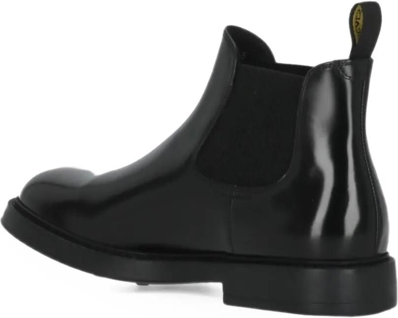 Doucal's elasticated-side ankle boots Zwart - Foto 4
