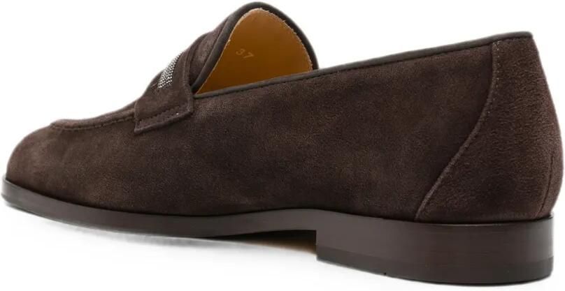 Doucal's Eleanor loafers verfraaid met kralen Bruin - Foto 2