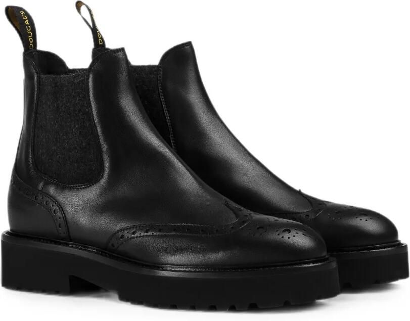 Doucal's Enkellaarzen met brogue detail Zwart - Foto 2