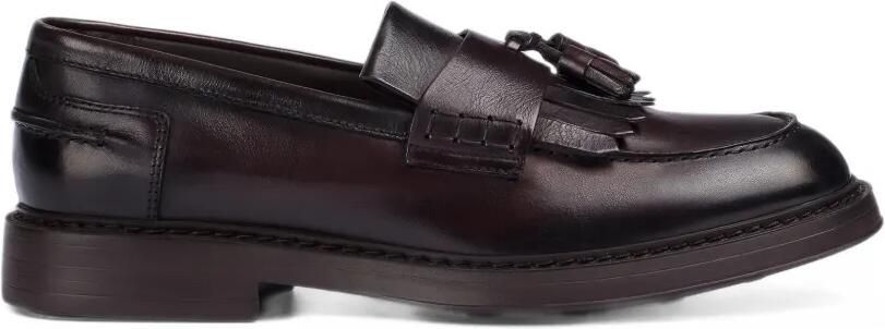 Doucal's fringe tassel loafers Rood