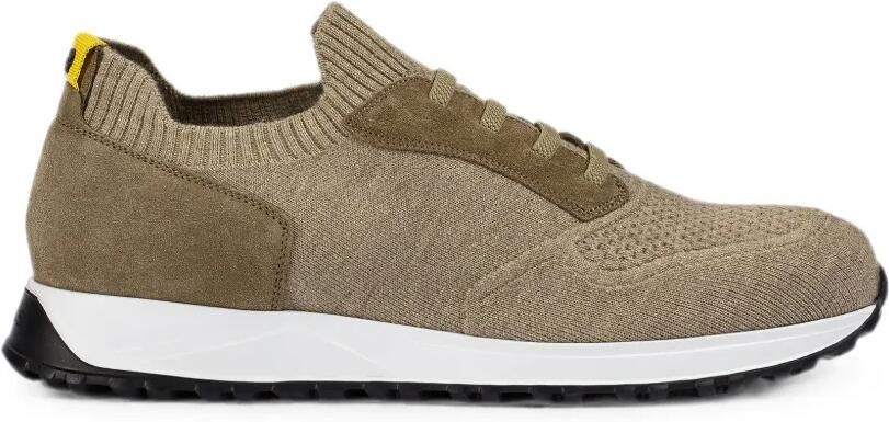 Doucal's Gebreide sneakers met vlakken Bruin