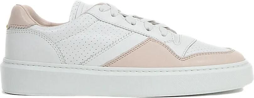 Doucal's Geperforeerde leren sneakers Wit