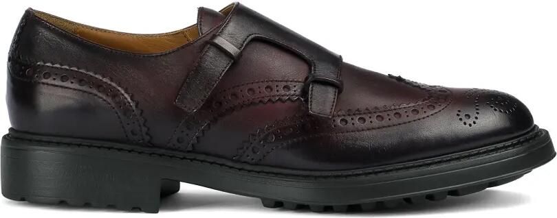 Doucal's Gespchoenen met brogue-detail en dubbele gesp Bruin