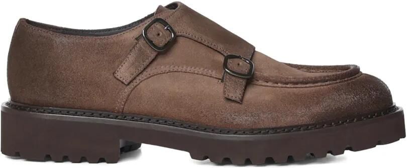 Doucal's Gespschoenen met dubbel bandje Bruin